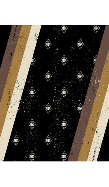 Труба ROKKER ТРС ПОЛОСЫ черная