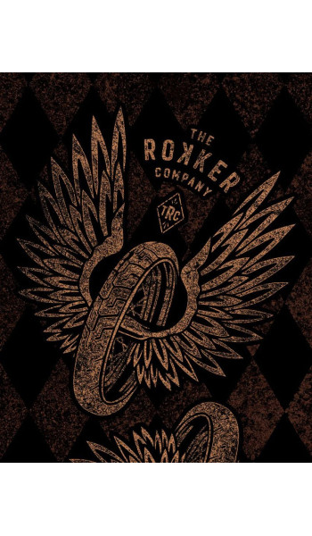 Труба ROKKER КОЛЕСО НА КЛЕТКЕ коричневый/черный