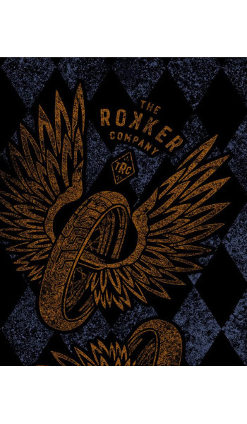 Труба ROKKER КОЛЕСО НА КЛЕТКЕ синий/черный