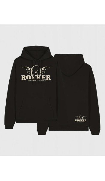 Толстовка ROKKER LOGO HOODIE черная