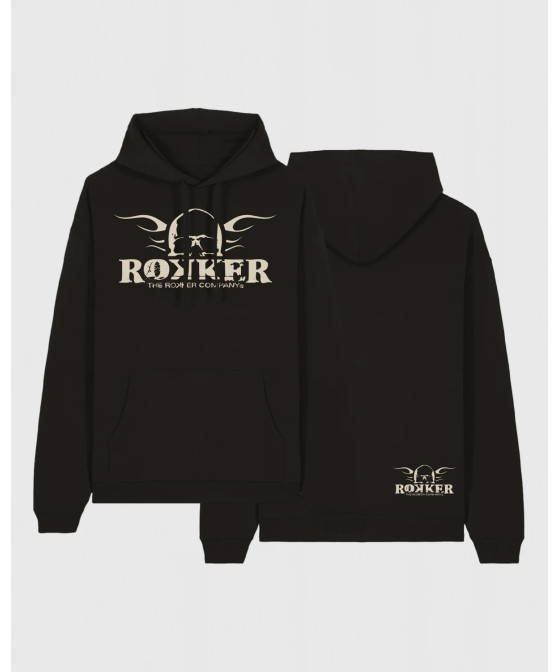 Толстовка ROKKER LOGO HOODIE черная