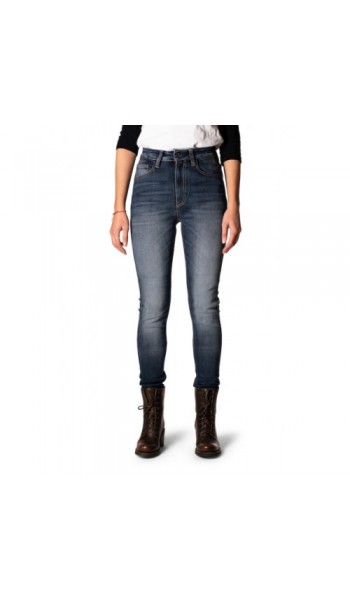Мотоджинсы женские ROKKER ROKKERTECH LADY HIGH WAIST голубые